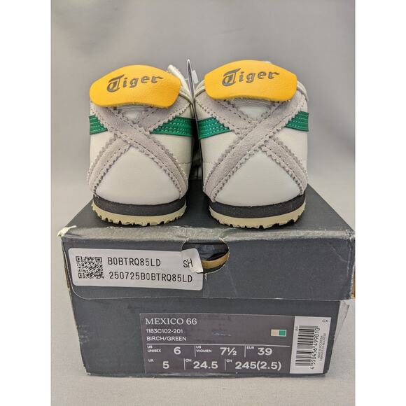 Authentic Onitsuka Tiger MEXICO 66 1183C102 201 BIRCH GREEN Size US 6, DMG box - Picture 8 of 12